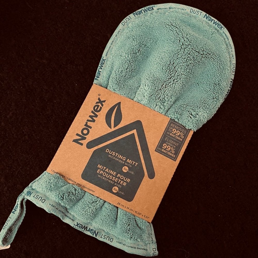 Dusting Mitt -Teal (Inventory Sale)